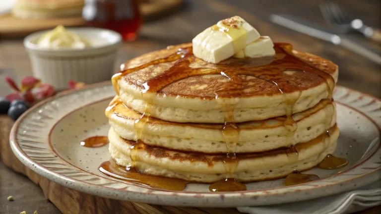 Delicious Cracker Barrel Pancake Recipe served on a beautiful plate with natural lighting