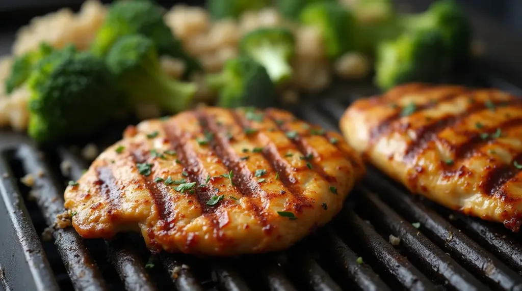 Step-by-Step Instructions for Grilled Chicken Breast with Quinoa and Broccoli